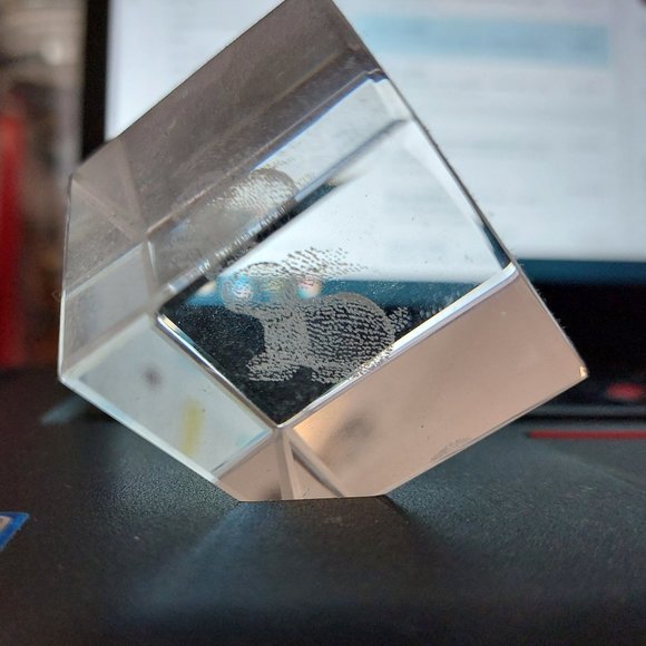 Crystal Bunny Rabbit Decor or Paperweight - Picture 5 of 8